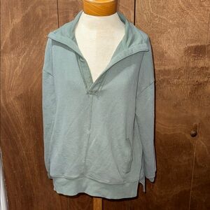 Pink Rose Women's Green V-Neck Sweater